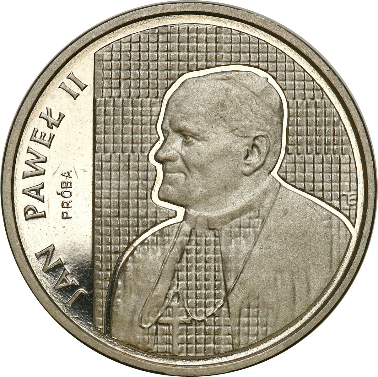 PRÓBA Nikiel 2.000 złotych 1989 Jan Paweł II